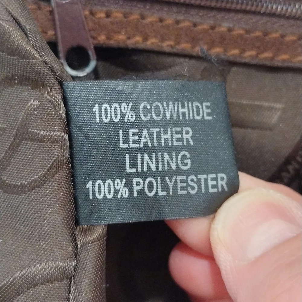 Francesco Biasia Hobo Bag Rich Soft Brown Leather / Suede - Picture 11 of 16